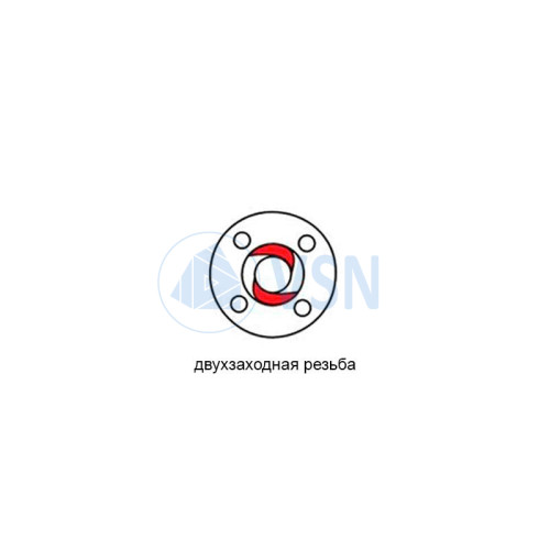 Купить Гайка Т8 POM (двухзаходная) Шаг 4мм