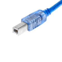 Кабель для принтера USB2.0 Type-A (M) --> USB2.0 Type-B (M) синий 1,5 метра