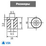 Купить Силиконовая проставка для стола Чёрная 3D принтера